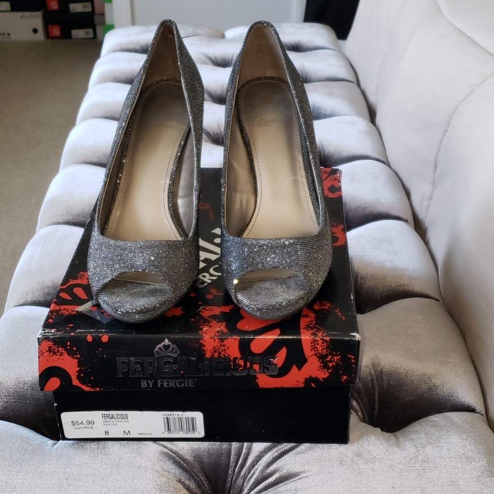 Pewter heels